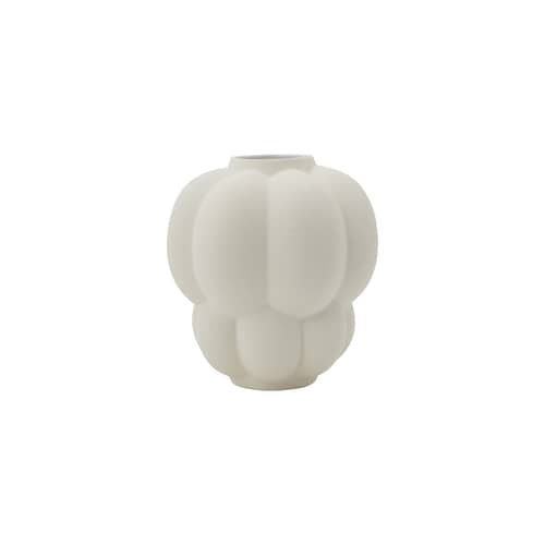 Uva Vase ceramic white / Ø 20 x H 22 cm - AYTM - H 22 cm / Cream - Sandstone