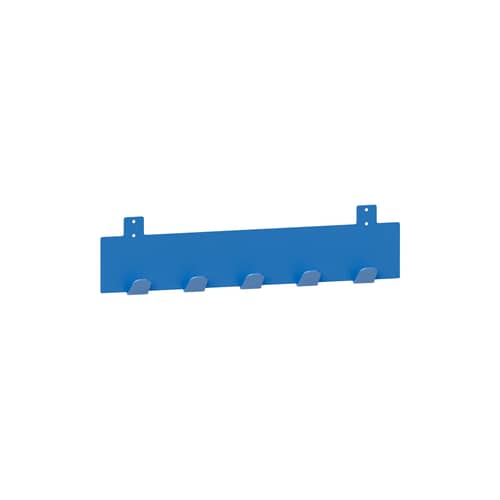  Accessory metal blue / Wall hooks for shelf Pli L 45 cm - TIPTOE - Azur blue - Powder coated steel