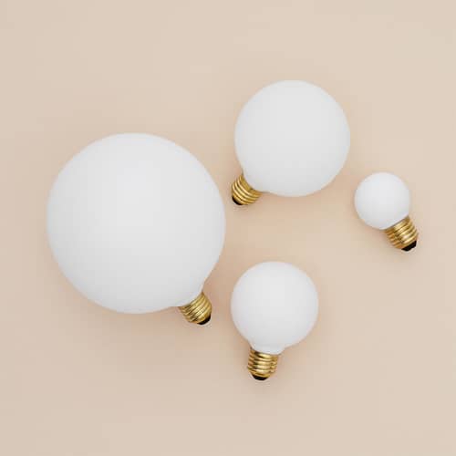 Dimmbare E27 LED-Lampe Globe G100 - Sphere III keramik weiß Ø 10 cm / 7 W (= 60 W) – Warmweiß - TALA - 7 W (= 60 W) / Ø 10 cm - Porzellan