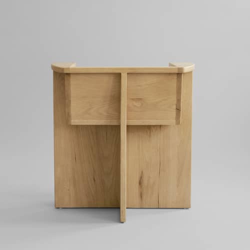 Brutus Dining chair natural wood / Oak - 101 COPENHAGEN - Natural oak - Solid oak