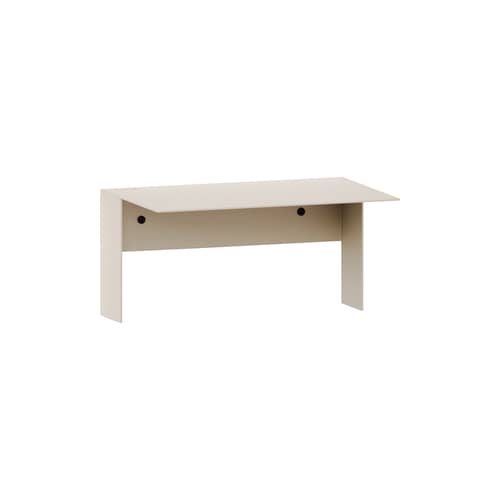 Étagère Pli Floating métal blanc / 30 x 20 cm - TIPTOE - Blanc crème - Acier thermolaqué