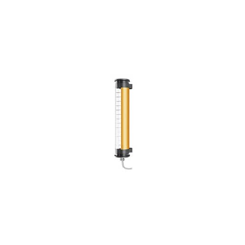 Bad-Wandlampe Purcell LED metall gold / Fürs Badezimmer - L 45 cm - SAMMODE STUDIO - Schwarzes Gestell / Messing-Lamellen - eloxiertes Aluminium, Polykarbonat, rostfreier Stahl