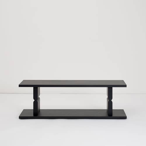 Regal Coloured Wood Noon holz schwarz / B 118 x H 107 cm - NOBODINOZ - Schwarz - Esche