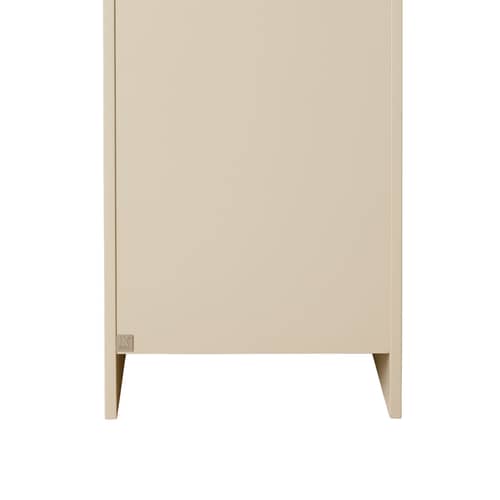 Comò Space legno verde / Cassettiera a 6 cassetti - L 45 x P 40 x H 113 cm - HK LIVING - Verde salvia e crema - MDF laccato