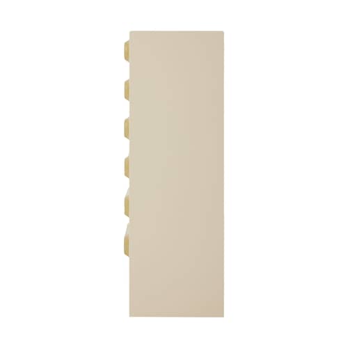 Comò Space legno verde / Cassettiera a 6 cassetti - L 45 x P 40 x H 113 cm - HK LIVING - Verde salvia e crema - MDF laccato