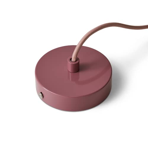Suspension Bulb céramique rose / Ø 13 x H 15,2 cm - HK LIVING - Rose blush - Grès émaillé