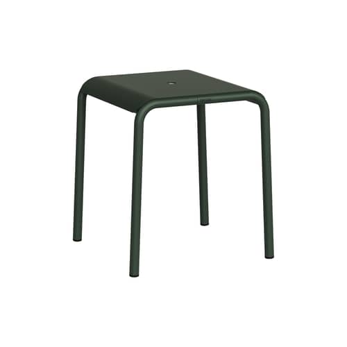 Tabouret Panorama métal vert - TIPTOE - Vert Forêt - Acier thermolaqué
