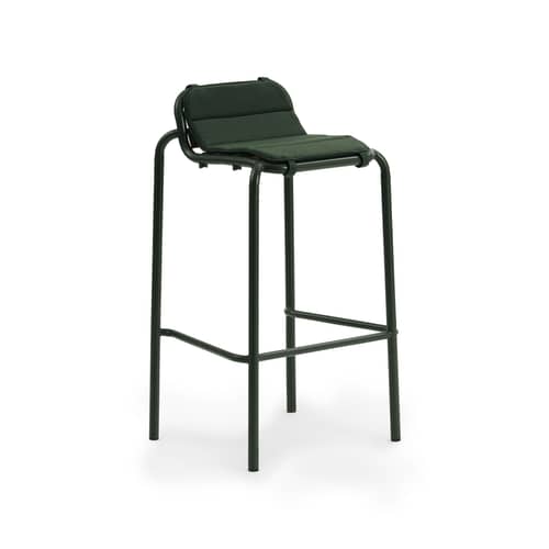Accessoire / Coussin pour tabouret de bar Vig - Normann Copenhagen - Vert - Mousse à mémoire de forme, Tissu outdoor