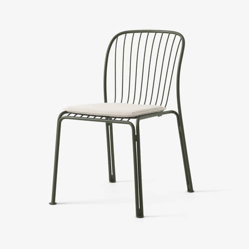  Accessory textile beige / Outdoor seat cushion - For Thorvald SC94 + SC95 chair & armchair - &tradition - Papyrus Beige (Sunbrella Heritage) - Foam, Outdoor acrylic fabric