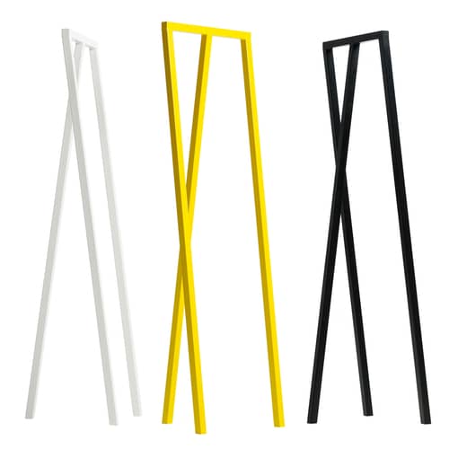 Portant Loop métal noir / L 45 cm - Hay - Noir - Acier laqué