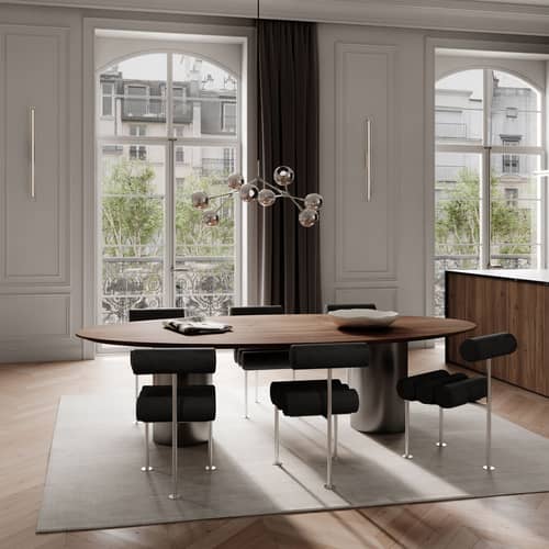 Applique Frame Big LED / H 100 cm - 101 COPENHAGEN - H 100 cm / Chromé - Aluminium chromé, Verre