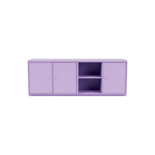 Buffet Save bois violet / L 139.2 x P 38 x H 51 cm - MONTANA - Iris 164 - MDF laqué