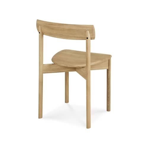 Chaise empilable Risu bois naturel - Ethnicraft - Chêne naturel - Chêne massif huilé
