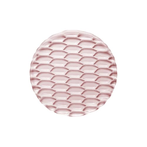 Plat de service Jellies Family plastique rose / Ø 33 cm - Kartell - Rose - Technopolymère thermoplastique