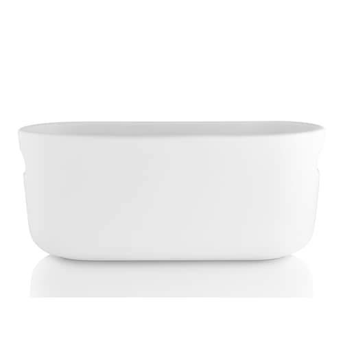 Pot à réserve d\'eau Herb céramique blanc / Bac à herbes aromatiques - Eva Trio - Blanc - Céramique, Nylon, Plastique