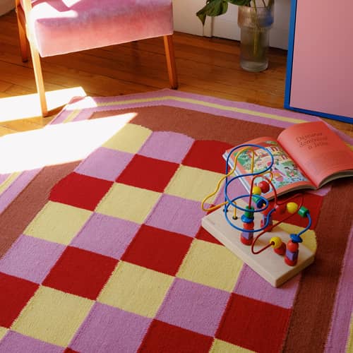 Tapis Cone / 210 x 140 cm - COLORTHERAPIS - 210 x 140 cm - Laine vierge de Nouvelle-Zélande