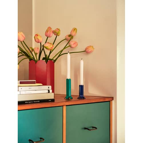 Hay Arcs Large Vase - red | Made In Design UK