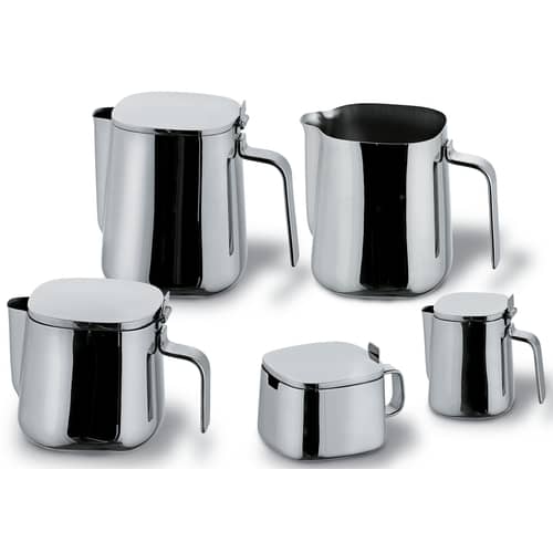Zuckerdose 401 metall - Alessi - Stahl - rostfreier Stahl