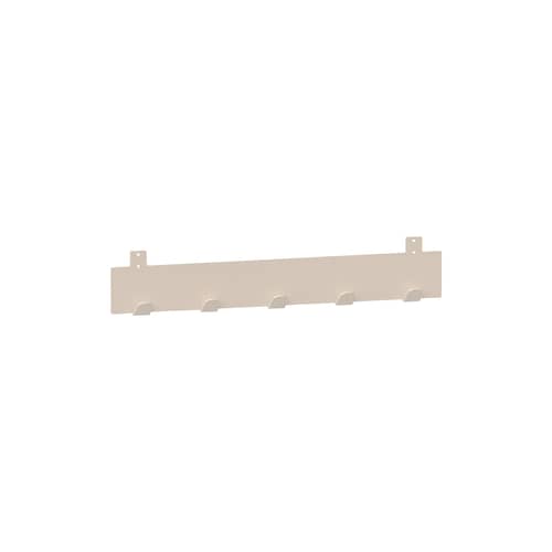 Accessoire / Crochets muraux pour étagère Pli L 60 cm - TIPTOE - Blanc crème - Acier thermolaqué