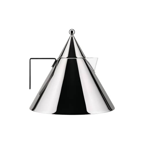 Bouilloire Il conico/ Aldo Rossi, 1986 - Compatible induction, 2 litres - Alessi - Acier poli - Acier inoxydable 18/10