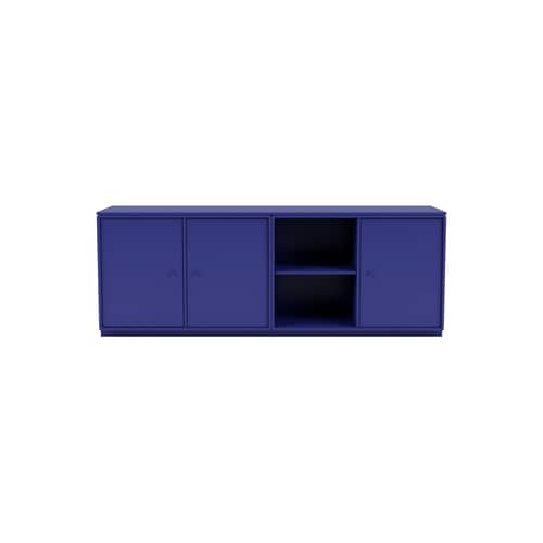 Buffet Save legno blu / L 139,2 x P 38 x H 51 cm - MONTANA - Monarca 135 - MDF laccato