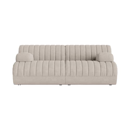 Canapé modulable Coltre tissu beige / 2 places - L 180 cm - Muuto - Sable - Bois certifié FSC, Mousse, Tissu
