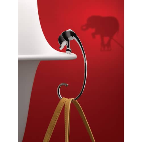 Gancio da tavolo per borsa Jumbo metallo - Alessi - Acciaio - Acciaio inossidabile