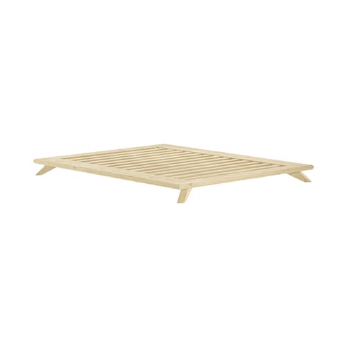 Lit double Senza / Pour matelas 180 x 200 cm - KARUP DESIGN - Pour matelas 180 x 200 cm - Pin massif certifié FSC