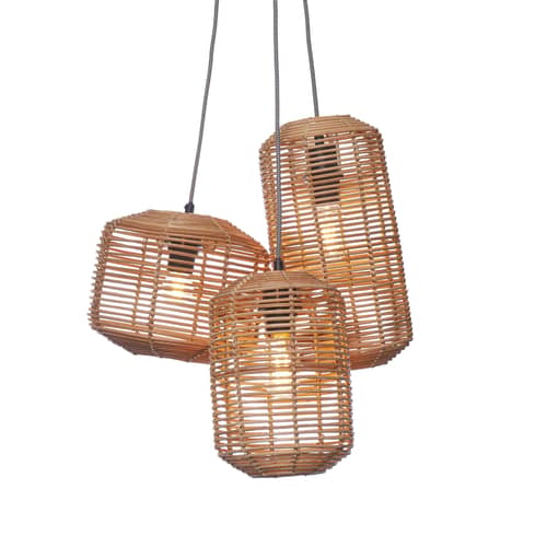 Pendelleuchte Tanami Tube von GOOD&MOJO - natur | Made In Design