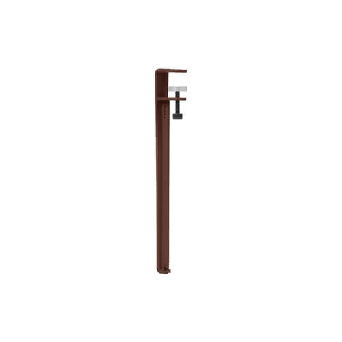 Pied avec fixation étau by Uchronia / H 43 cm - Pour créer table basse ou banc - TIPTOE - Marron (by Uchronia) - Acier thermolaqué