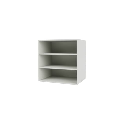 Portaoggetti da parete Montana Mini 1004 legno bianco / 3 ripiani - 35 x 35 x P 25 cm - MONTANA - Nordico 09 - MDF laccato