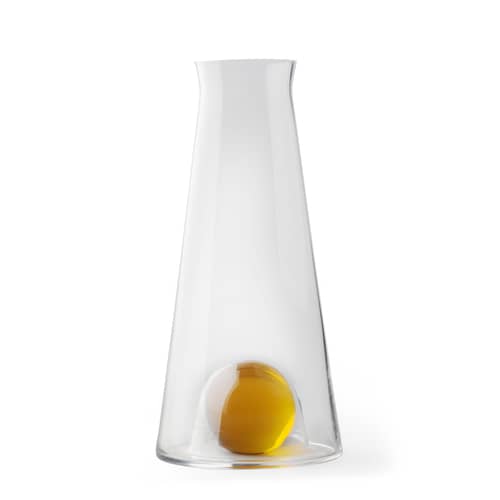 Carafe Fia verre transparent marron 1 L - Design House Stockholm - Transparent / Ambre - Cristal, Verre