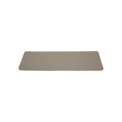 Accessoire / Coussin pour banc Curva - 95,5 x 32 cm - AYTM - Taupe bouclé - Mousse polyuréthane, Tissu bouclé