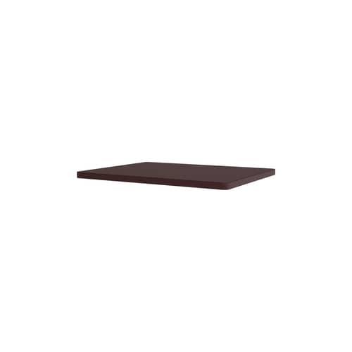Accessorio  legno rosso / Scaffale interno per Panton Wire Single - L 33 x P 25,7 cm - MONTANA - Nero Rosso - MDF laccato