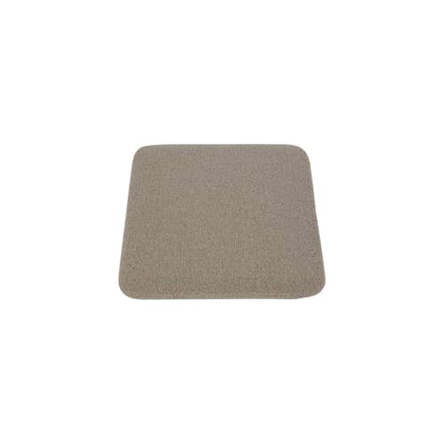  Accessory textile beige / Cushion for Curva Stool - 27.5 x 32 cm - AYTM - Curly Taupe - Polyurethane foam, Terrycloth