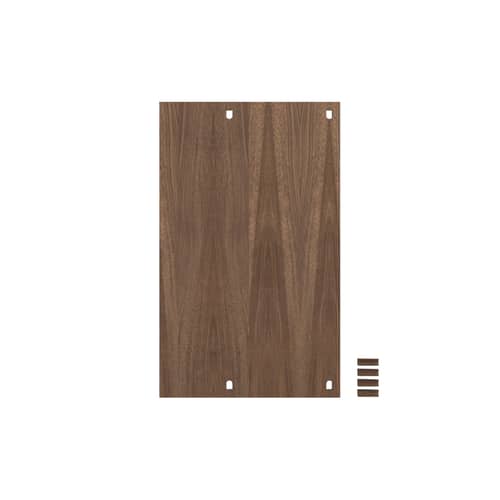 Zubehör  holz braun / Tablett-Schreibtisch für Shelving System - B 85 x T 52 cm - MOEBE - Räuchereiche - MDF Eichenfurnier