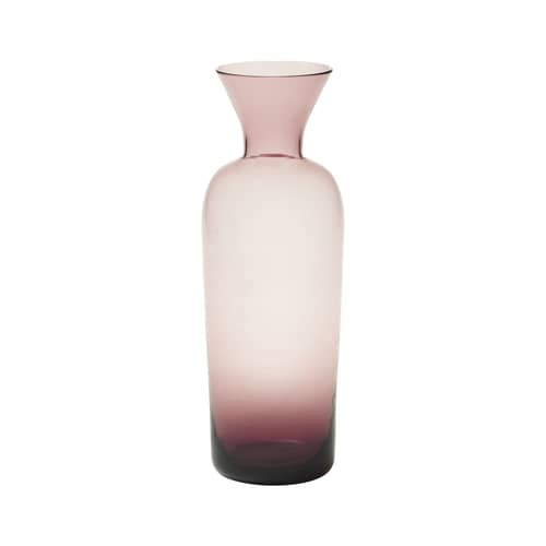 Caraffa Bottiglia vetro viola / H 25 cm - Bitossi Home - Viola - vetro soffiato