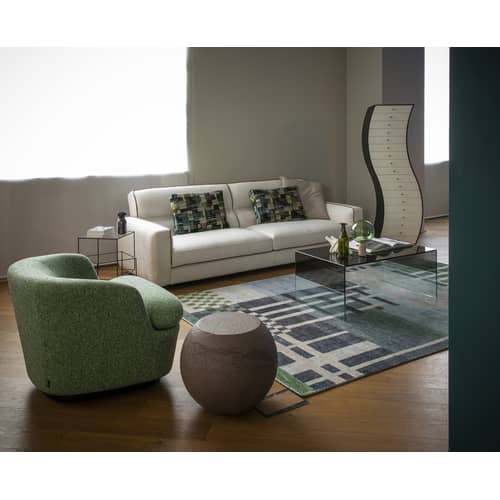 Cassettiera Side 1 legno bianco nero / Shiro Kuramata, 1970 - L 63 x H 170 cm - Cappellini - Nero bianco - Frassino