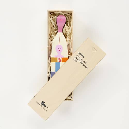 Décoration Wooden Dolls - No. 4 bois multicolore / By Alexander Girard, 1952 - Vitra - No. 4 - Sapin