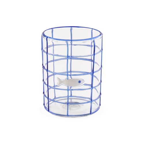 Glas Amalfi glas bunt / 4er-Set - Jonathan Adler - 4er-Set bunte Amalfi-Gläser - mundgeblasenes Glas