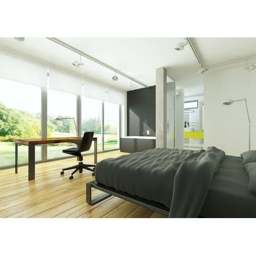 Lampe de bureau Tolomeo Micro métal rouge / 1987 - Artemide - Rouge - Acier, Aluminium