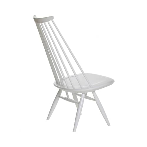 Sessel Mademoiselle Lounge holz weiß / Ilmari Tapiovaara, 1956 - ARTEK - Weiß - Birke, massiv