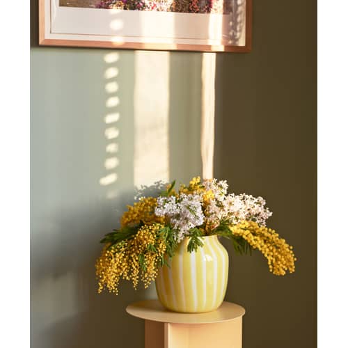HAY フラワーベース　JUICE VASE Hay Juice Vase - white yellow | Made In Design UK