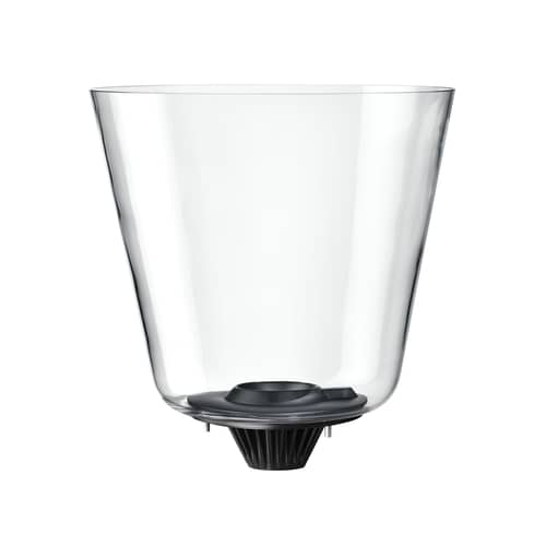 Suspension Noctambule Cône n°1 verre transparent / LED - Ø 36 x H 82 cm / Seconde vie - Flos - H 82 cm / Transparent - Acier, Fonte d\'aluminium, Verre soufflé