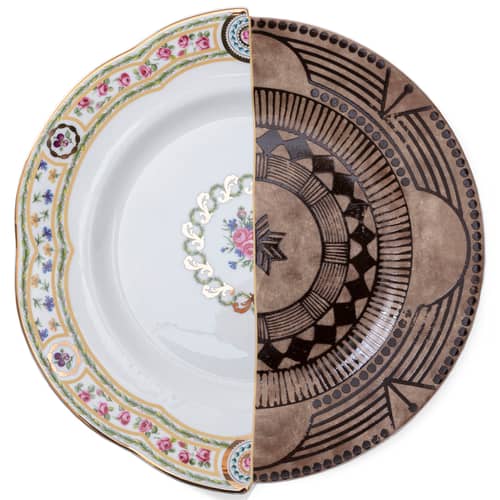 Assiette Hybrid Hobyo céramique multicolore / Ø 27,5 cm - Seletti - Hobyo - Porcelaine
