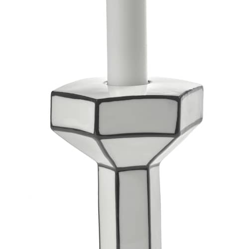 Bougeoir Carte Blanche céramique blanc / Medium - H 15.5 cm - Serax - H 15.5 cm - Porcelaine