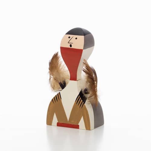 Dekoration Wooden Dolls - No. 10 holz bunt / By Alexander Girard, 1952 - Vitra - Nr. 10 - Tanne