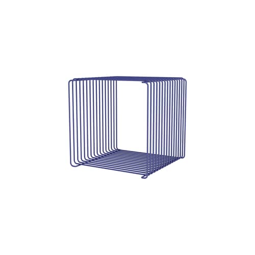 Etagère Panton Wire Single Cube / 34.8 x H 34.8 x P 34.8 cm - Verner Panton, 1971 - MONTANA - Monarch 135 - Fil d\'acier inoxydable laqué