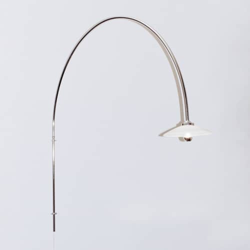 Applique con presa Hanging Lamp n°3 metallo argento / H 135 x L 137,5 cm - valerie objects - Acciaio cromato - Acciaio cromato, Vetro