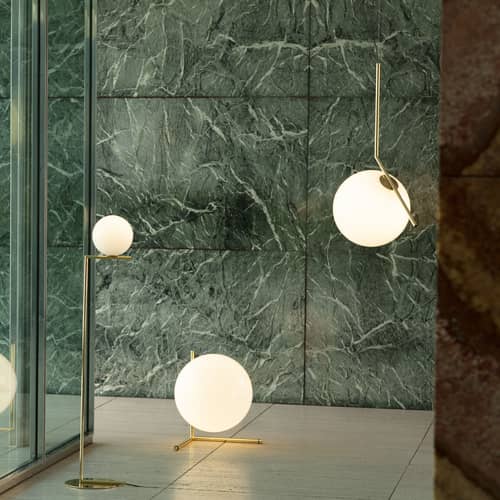 Lampada da tavolo IC T3 10 Anniversary vetro oro / Oro 24k - Edizione numerata e firmata - Flos - Oro 24 carati (10 Anniversary) - Acciaio con finitura in oro 24 carati, vetro soffiato